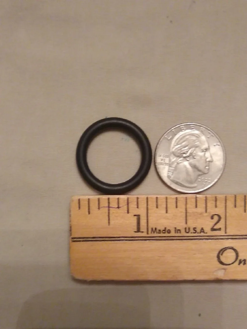 Set of 5 C-ring Black Rubber - Multi Size Pack, #10